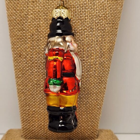 Thomas Pacconi Blown Glass Nutcracker Christmas Ornament - Picture 3 of 7